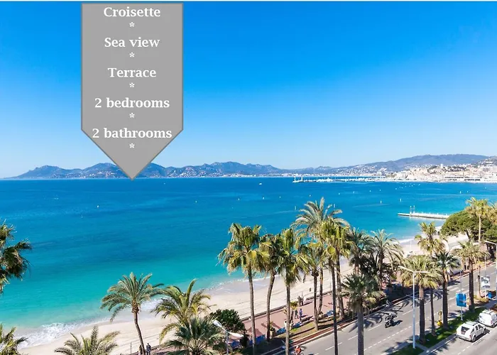 Appartement On La Croisette: Luxe 2 Bedrooms/ 2 Baths *
