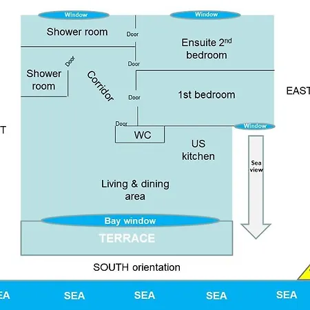 On La Croisette: Luxe 2 Bedrooms/ 2 Baths * קאן